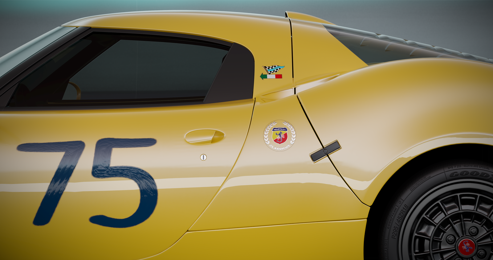 Abarth Classiche 1300 OT - side detail